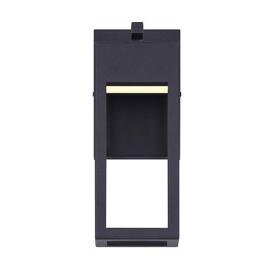 11W 1 LED Outdoor Wall Lantern 12 Inch Tall by Canarm - LOL534BK