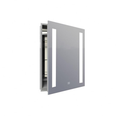 Ascension Right LED Mirrored Cabinet 30 Inch Tall by Electric Mirror - ASC-2330-TD-RT
