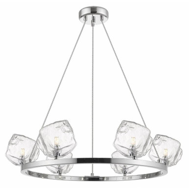 Rockport 3 Light Large Chandelier by Canarm - P0488-06CH