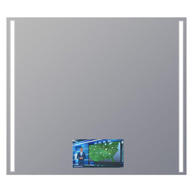 Fusion Lighted Mirror with 21 Inch TV 48 Inch Wide by Electric Mirror - FUS-215-AV-4842