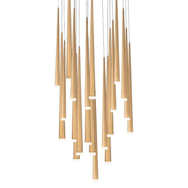 Cascade 21 LED Light Medium Round Chandelier by Modern Forms PD-41821R