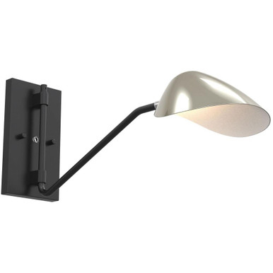 Abbey Road 4.5W LED Plug In Wall Sconce 8.75 Inch Tall X 7 Inch Wide by DVI - DVP21396GR/SN