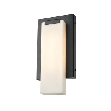 Muskeg 8W 1 LED Small Wall Sconce 12.25 Inch Tall and 6 Inch Wide by DVI - DVP33371BK-AFA