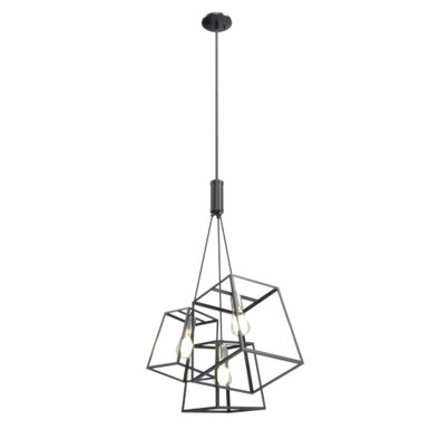 Cape Breton 3 Light Pendant 35 Inch Tall and 23 Inch Wide by DVI - DVP29023MF+EB