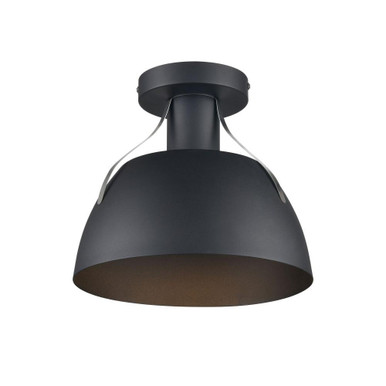 Alcenon 1 Light Outdoor Flush Mount 8.75 Inch Tall and 10 Inch Wide by DVI - DVP39570BK+SS