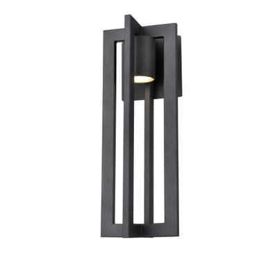 Astrid 1 Light Outdoor Wall Mount 17 Inch Tall and 5.5 Inch Wide by DVI - DVP42771BK