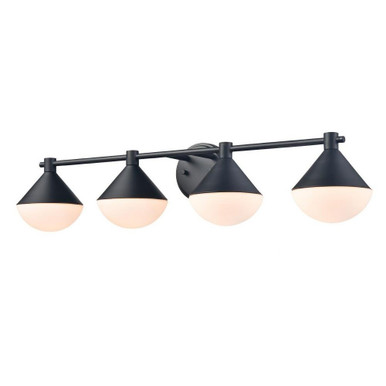 Agawa 3 Light Bath Vanity 7.25 Inch Tall and 33 Inch Wide by DVI - DVP36144BK-OP