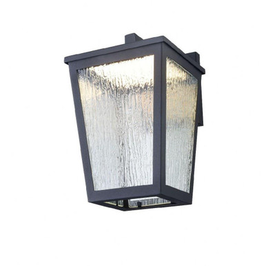 Calabasis 12W 1 LED Outdoor Wall Mount 12 Inch Tall and 7 Inch Wide by DVI - DVP49571BK-RG