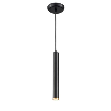Baffin 1 Light Pendant 12.25 Inch Tall and 1.5 Inch Wide by DVI - DVP45121MF+EB