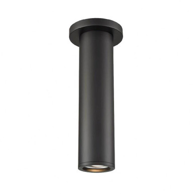 Gimli 1 Light Outdoor Flush Mount 12.25 Inch Tall and 3 Inch Wide by DVI - DVP49142MW+BK