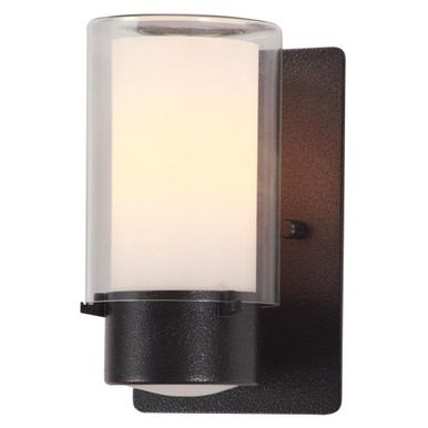 Essex 1 Light Outdoor Wall Mount 7.5 Inch Tall and 5 Inch Wide by DVI - DVP9071HB-OP