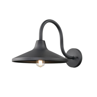 Somerset 1 Light Outdoor Wall Mount 11.5 Inch Tall and 12 Inch Wide by DVI - DVP45971BK