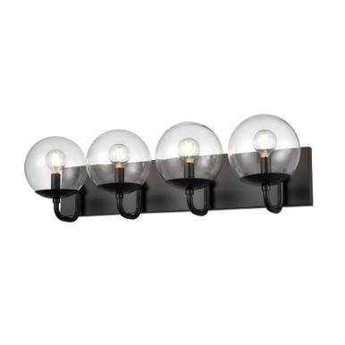 Mackenzie Delta 4 Light Bath Vanity 8 Inch Tall and 26.75 Inch Wide by DVI - DVP43144MF+EB-CL