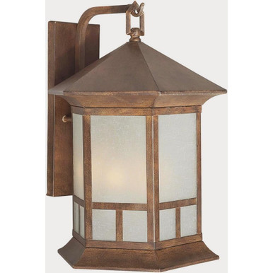 3 Light Outdoor Wall Lantern by Forte - 1038-03-41