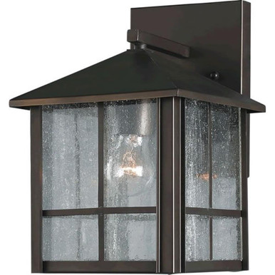 Devon 1 Light Outdoor Wall Lantern 8.25 Inch Tall by Forte - 1061-01-14