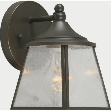 1 Light Outdoor Wall Lantern 7.5 Inch Tall by Forte - 1121-01-14