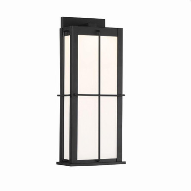 Bensa 12W 1 LED Light Outdoor Wall Lantern by Eurofase - 44268-015