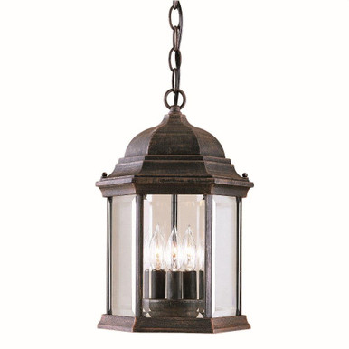 Chester 3 Light Small Outdoor Pendant by Forte - 1711-03-28