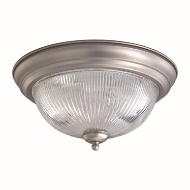 Groove 2 Light 13.25 Inch Wide Flush Mount by Forte - 2041-02-55