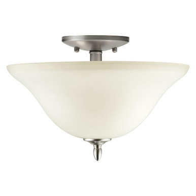 Nelson 2 Light 13 Inch Wide Semi Flush Mount by Forte - 2241-02-55