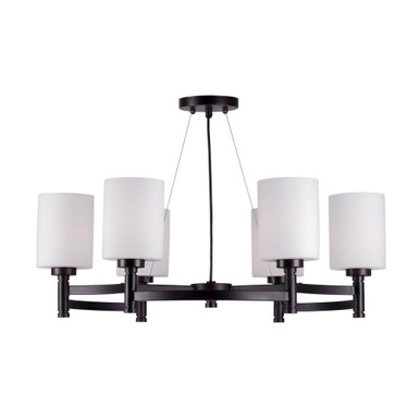 Earl 6 Light Large Chandelier by Forte - 2613-06-32