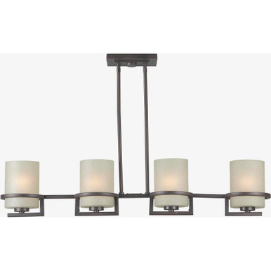 4 Light Oversized Foyer Island Chandelier by Forte - 2404-04-32