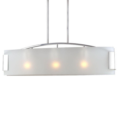 3 Light Island Pendant 32 Inch Length by Forte - 2558-03-55