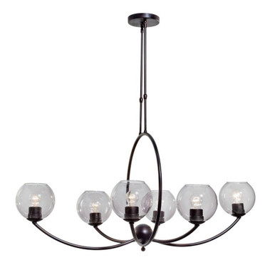 Arlo 6 Light Medium Chandelier by Forte - 2619-06-32