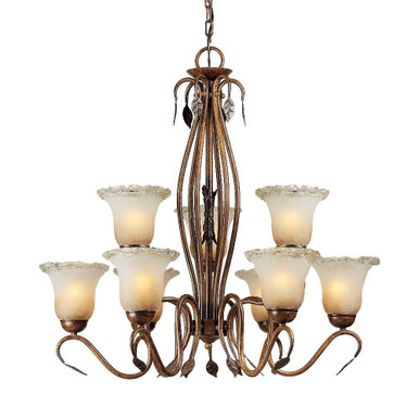 Ashton 9 Light Large Chandelier by Forte - 2420-09-41