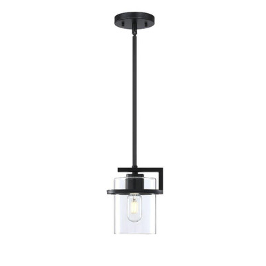 Halo One Light Transitional Small Pendant by Forte - 2405-01-04