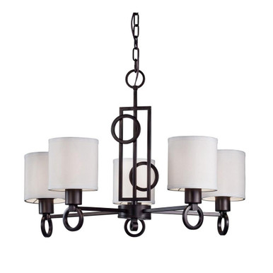 Hope 5 Light Medium Chandelier by Forte - 2627-05-32