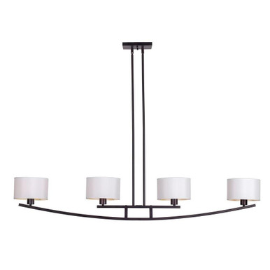 Elliot 4 Light Mini Foyer Island Chandelier by Forte - 2624-04-32
