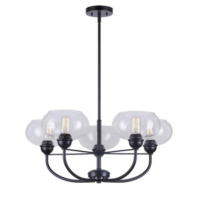Cameron 5 Light Large Chandelier by Forte - 2732-05-04