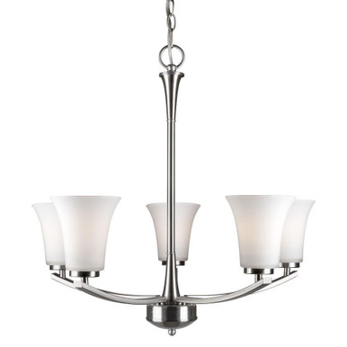 Hale 5 Light Medium Chandelier by Forte - 2682-05-55