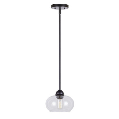 Cameron 1 Light Small Pendant by Forte - 2732-01-04