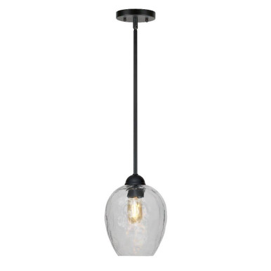 Olivia 1 Light Small Pendant by Forte - 2755-01-04