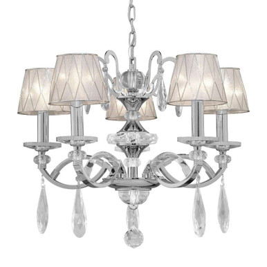 Cirrus 5 Light Medium Chandelier by Forte - 4007-05-05