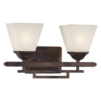 2 Light Vanity Light 16.5 Inch Wide by Forte - 5184-02-32