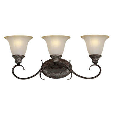 Hanson 3 Light Vanity Light by Forte - 5129-03-27