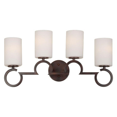 Bath 4 Light Vanity Light by Forte - 5085-04-32