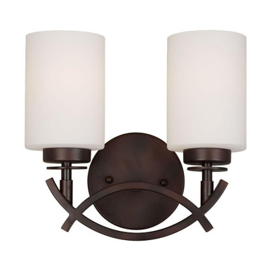 2 Light Vanity Light 11.5 Inch Wide by Forte - 5096-02-32
