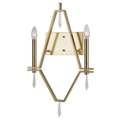 Robin 2 Light Wall Sconce by Forte - 5143-02-12