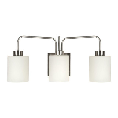 Fenton 3 Light Vanity Light by Forte - 5107-03-55