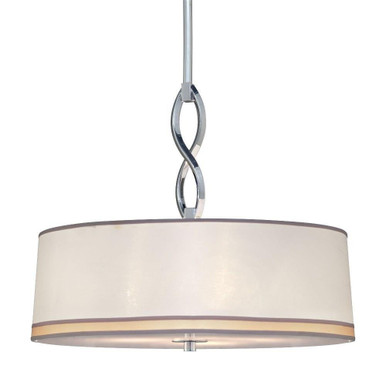 Button 3 Light Large Pendant by Forte - 7032-03-05