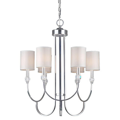Jewel 6 Light Medium Chandelier by Forte - 7042-06-05