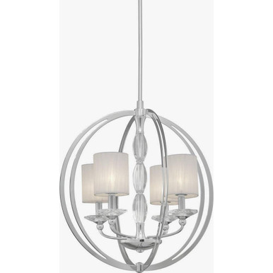 4 Light Large Pendant 21.25 Inch Tall by Forte - 7040-04-05