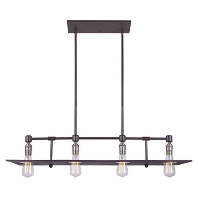 Essy 4 Light Mini Foyer Island Chandelier by Forte - 7066-04-32