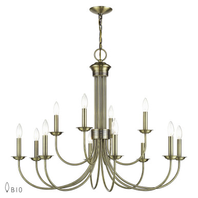 Estate 12 Light Oversized Chandelier by Livex - 42680