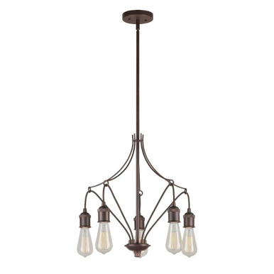 Cedrick 5 Light Small Chandelier by Forte - 7098-05-32