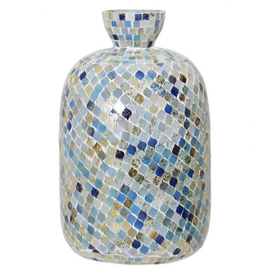 Glass Vase 14 Inch Tall and 8.75 Inch Wide by Stylecraft - AI11392